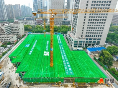 “智慧建造 绿色施工”华中首个“智能化天幕系统”在武汉市优抚